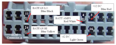 8. Battery Amp Monitor Rear Connections