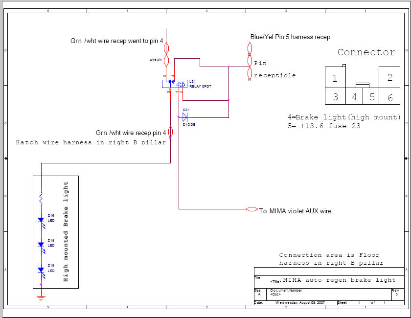 Auto brake light