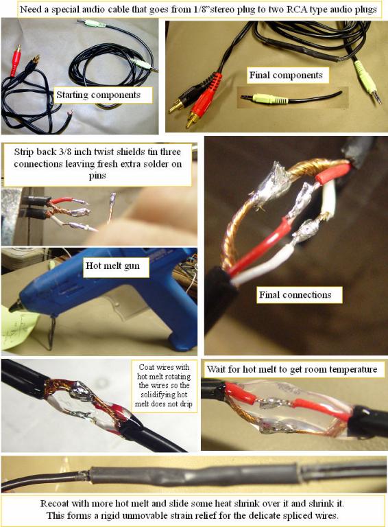 How I splice audio cables