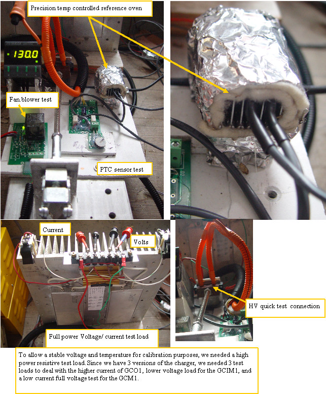 Temp volts and current calibration fixture