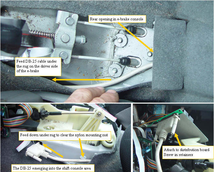 Running the DB-25 under the rug