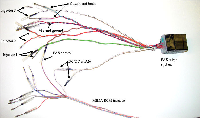 Connecting the FAS relay system