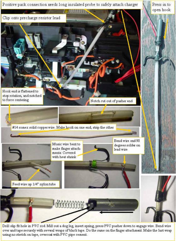 Building the HV probe for the + attachment