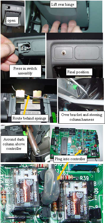 Mounting the MIMA disable switch