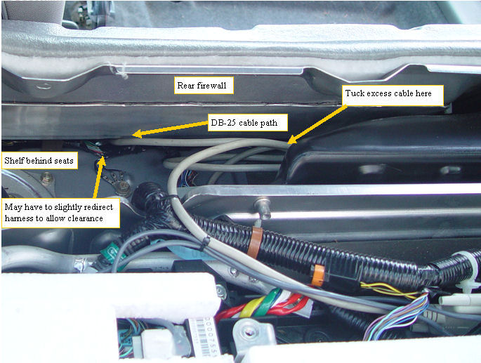 3. Threading the DB-25 to the front