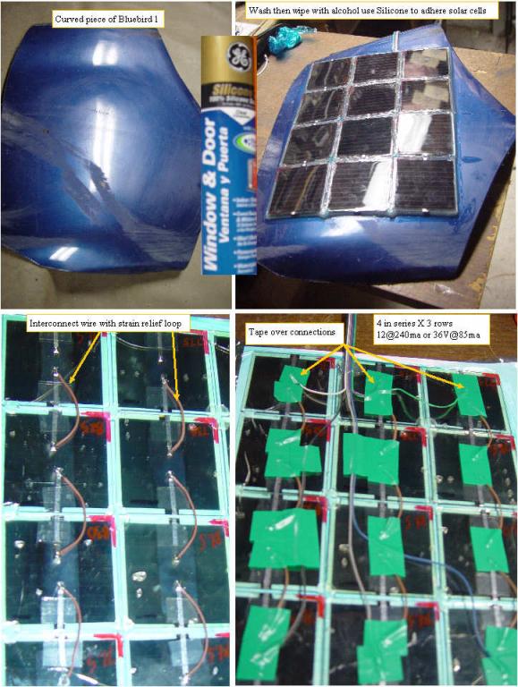 solar cell adhesion test #1