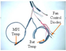 Placing the temp probes and fan diodes