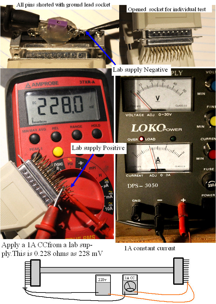 Measuring resistance of less than 1 ohm