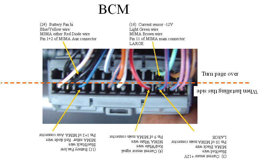 BCM connections